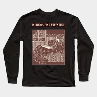 In Book Find Adventure- book worm Long Sleeve T-Shirt